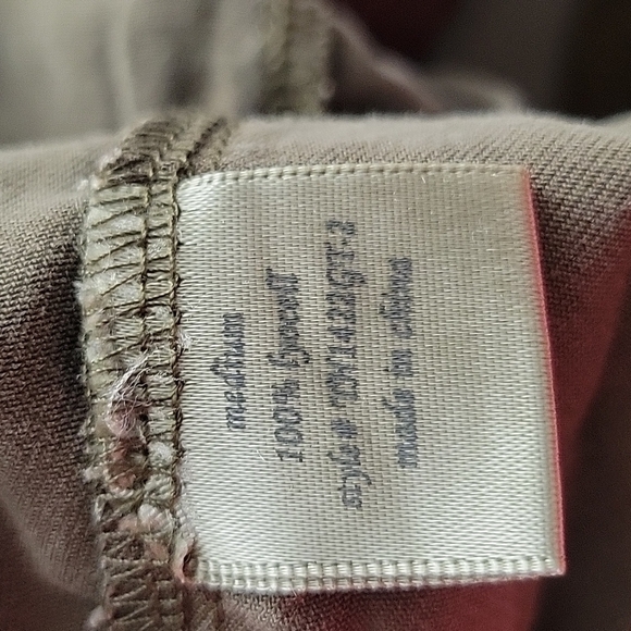 OLIVE green ruffled tank top size medium - Picture 5 of 5